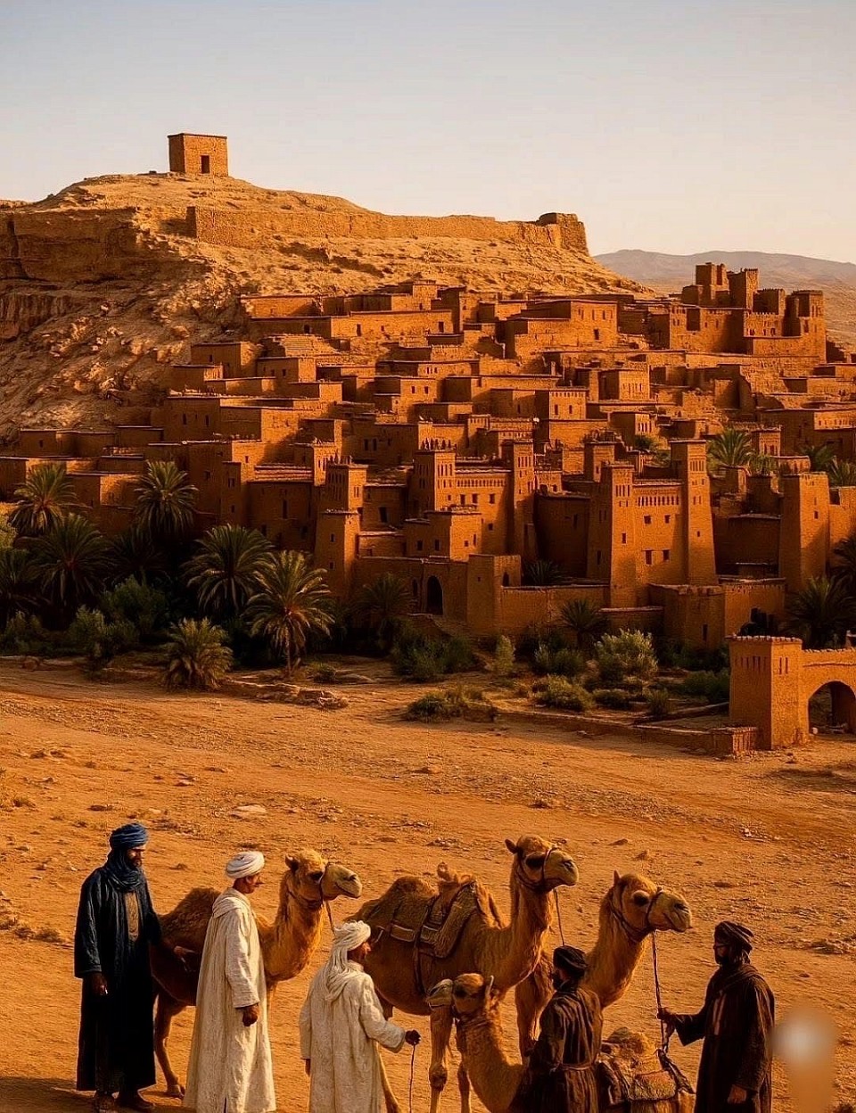 The Ksar of Aït Ben Haddou (Tamazight: ⴰⵢⵜ ⵃⴰⴷⴷⵓ, Ath Benhadu) is a ksar or
